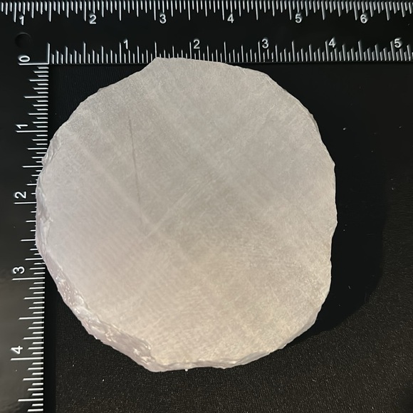 New natural pink mangano calcite votive candle holder - Picture 4 of 4